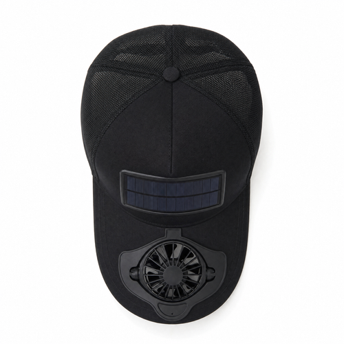 SunBreeze™ Cap — Casquette Ventilateur Solaire
